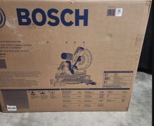 Bosh dual Bevel Sliding Glide Miter Saw Combo Kit with Bonus Gravity Rise Wheeled Miter Saw Stand

