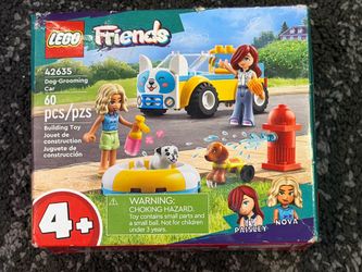 Lego Friends Yellow Blue Dog-Grooming Car Playset - New
