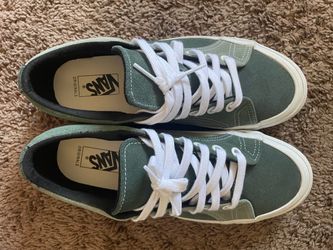 Vans Originals Green Suede Low-Top Sneakers