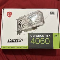 MSI GeForce RTX 4060 VENTUS 2X WHITE 8G OC Video Graphics Card GPU