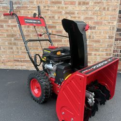 New Power Smart 24in 212CC Dual Stage Snow Blower 