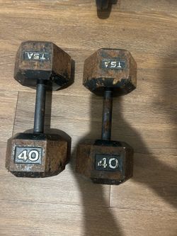 40 lb dumbbells