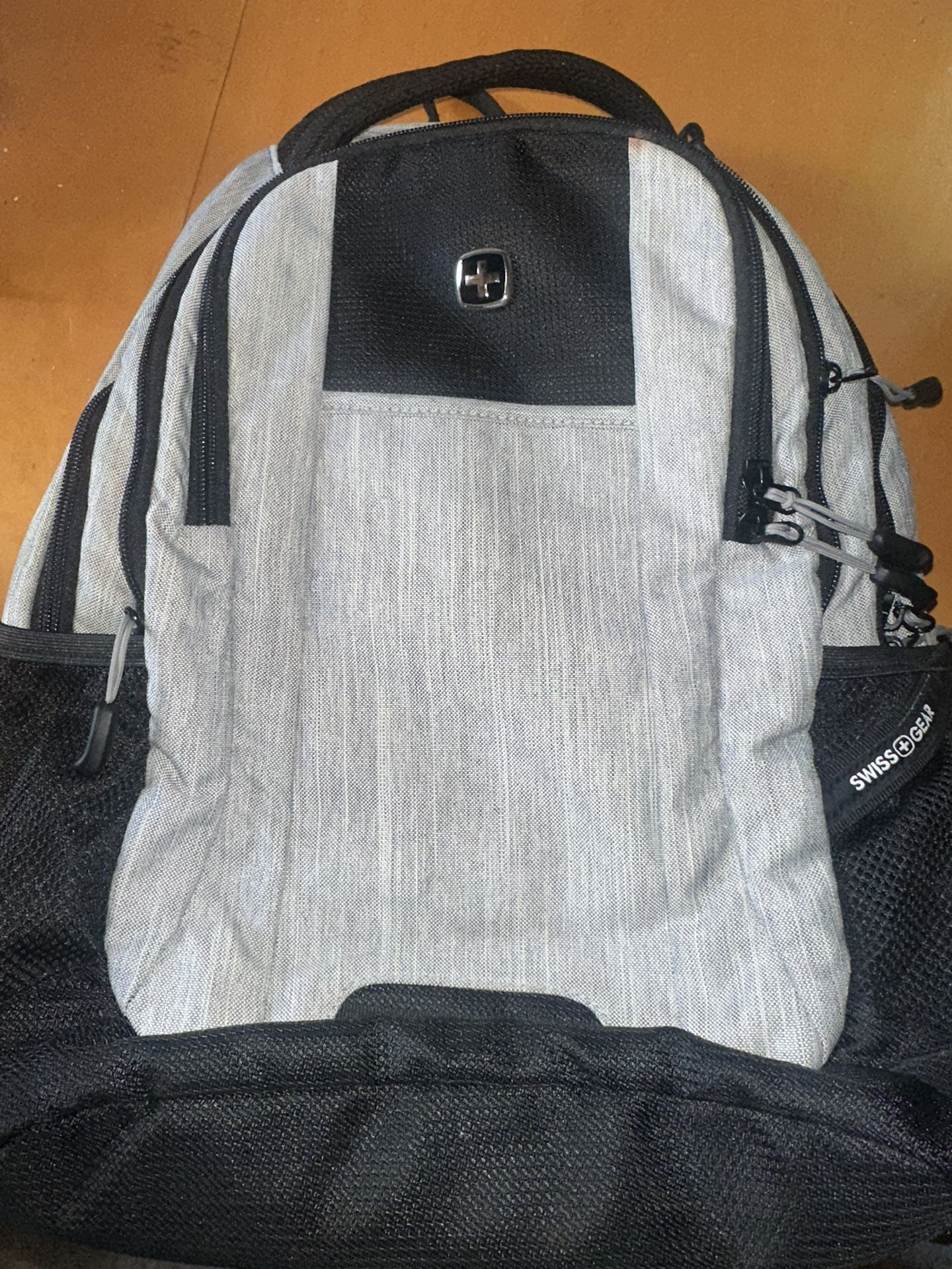 SwissGear Gray & Black Backpack Travel School Laptop Bag