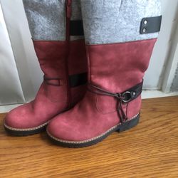 New girl / kids pink western boots size 37 - size 5