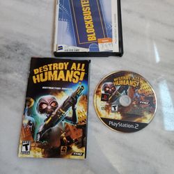 PS2- Destroy All Humans 