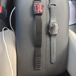 2 Cracked Apple Watches 