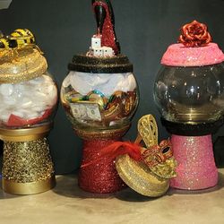 Gold fish etc.  bling bowl