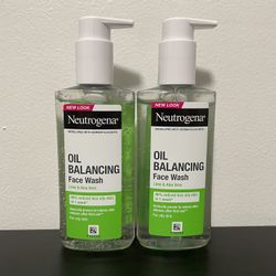 Neutrogena Oil Balancing Facial Wash 6.7 oz Lime & Aloe Vera 2 Pack Bundle NEW
