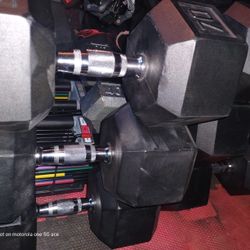 Rubber Hex Dumbbells 90s