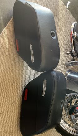 Harley Leather Saddlebags