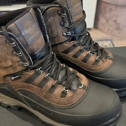 Timberland Chocorua WP Shell Toe Boot A1QKM D71 Dark Brown Winter Mens Sz 9