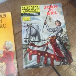 Vintage Comic Book Books Joan Of Arc $10 Each 