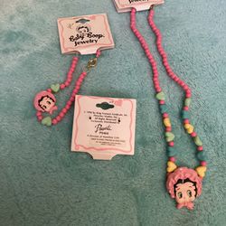 Vintage Baby Boop Jewelry Set