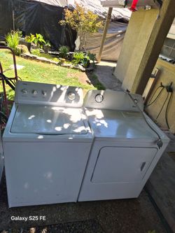 washer n electric dryer for sale 350 30 day waranty delivery available also do repairs