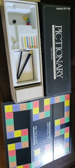 Pictionary game,  first generation