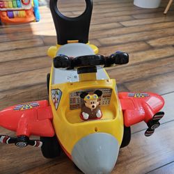 Disney Mickey Mouse Plane Ride On With Lights And Sounds