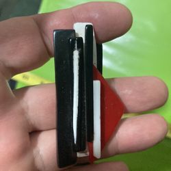 Lucite 1970s Rare Brooch 