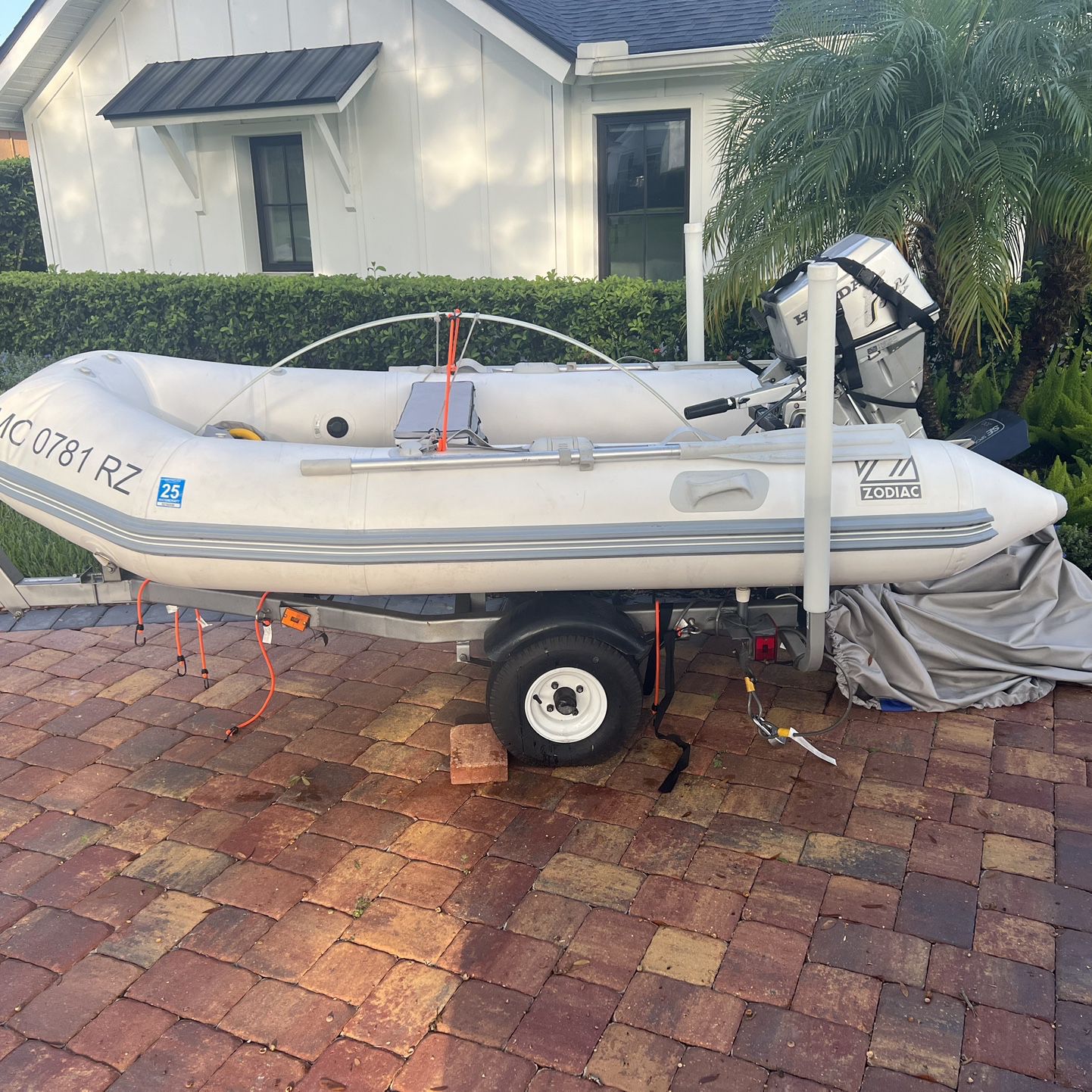 2000 Zodiac With Trailer