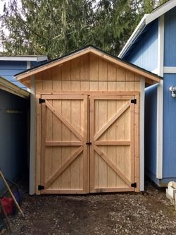 8'x16' all real wood shed no partical board