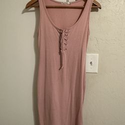 Blush Pink Casual Dress