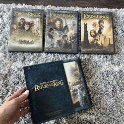 Lord of the Rings DVDs Trilogy Plus 1 Extended Version