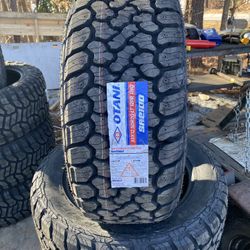 LT33x12.50R20 AT Tires - NEW 