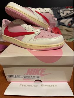 Travis Scott x Jordan 1 Low “Tropical Pink” 11.5 DS