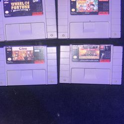 SNES Game Cartridges 