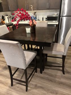 Table and chairs