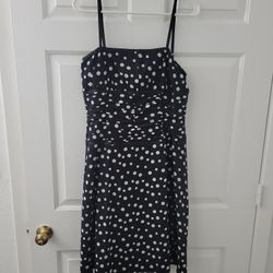 Black And White Polkadot Dress