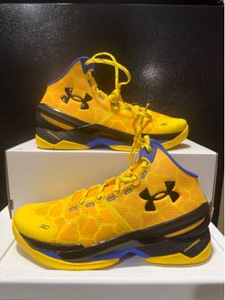 Under Armour Curry 2 Men's Size 10.5 Double Bang Basketball Yellow (contact info removed)-700