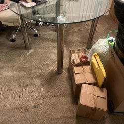 FREE Round Glass Kitchen Table - Need Gone By Tomorrow 