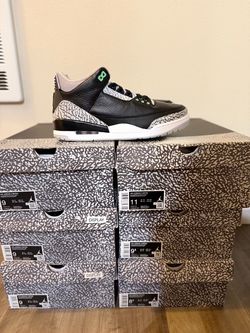 Jordan 3 Green Glow size 8.5, 9, 9.5, 11