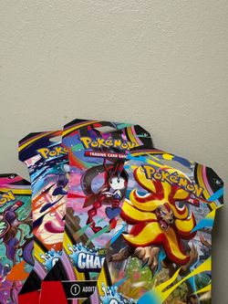 Pokemon Chaos Rising Sleeved Booster Pack Art Set 4 Packs