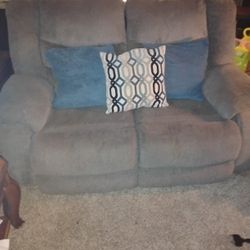 Two piece sofa set