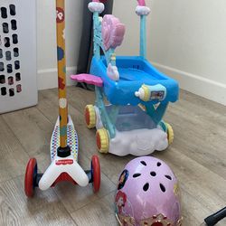 Toys And Helmet