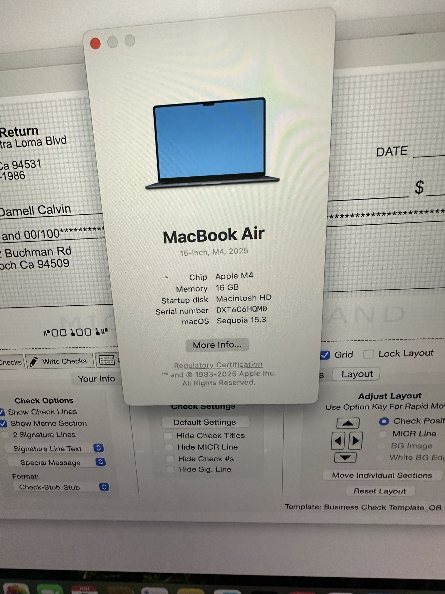 Mac Book Air M4 16inch