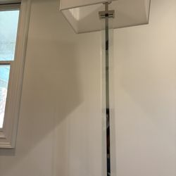 Modern Glass Floor Lamp - Must Sell Fast!