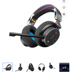 Skullcandy PLYR Wired/Wireless over-Ear Gaming Headset, Black