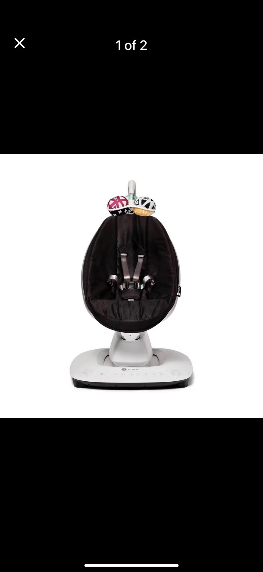 4moms MamaRoo Multi-Motion Baby Swing, Bluetooth Enabled with 5 Unique Motions 