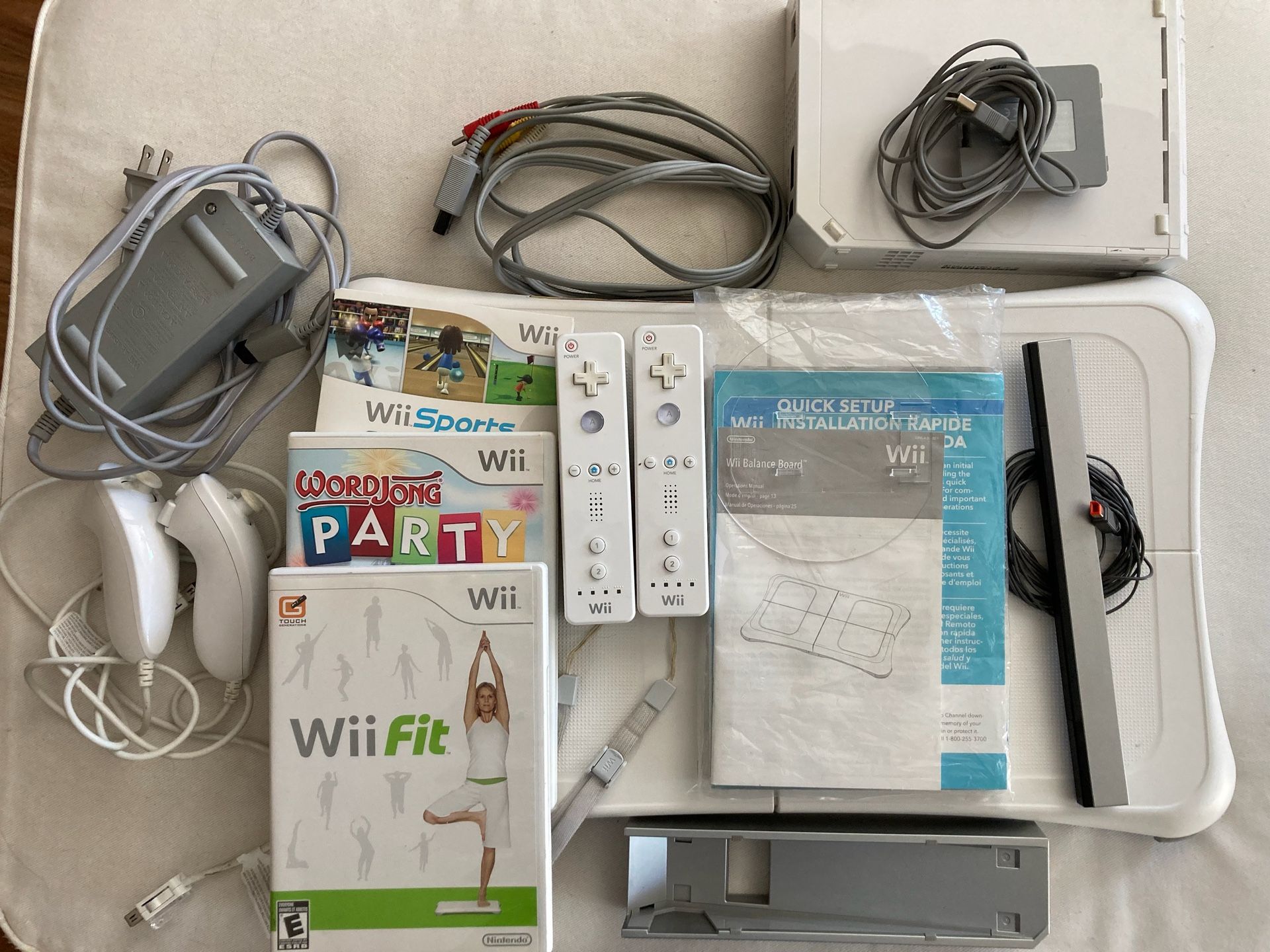 Wii bundle with Wii Fit