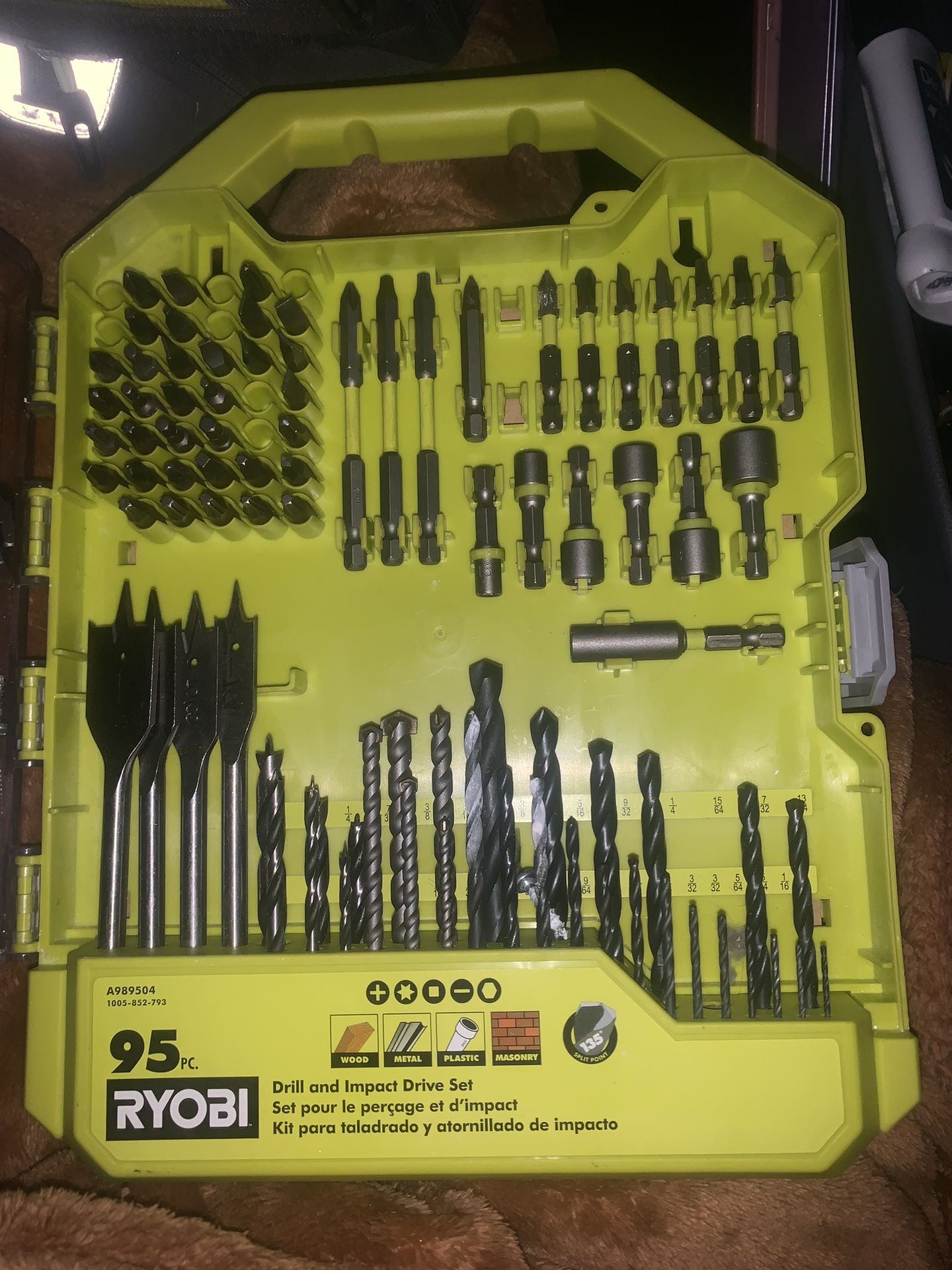 RYOBI 95pc. Drill and Impact Driver Combination Bit Set