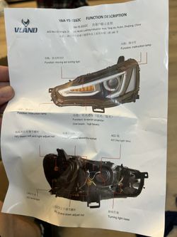Evo Head Lights 2008-12