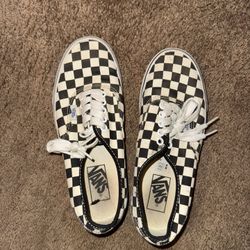 Size 6.5 Checkered Board Vans