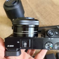 Sony A6000 w/ 16-50 and 55-210 Lenses 