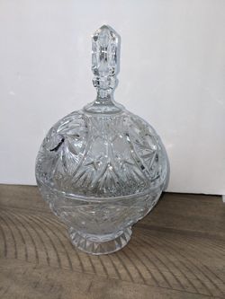 Vintage Crystal Candy Dish