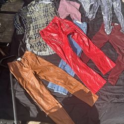 Women’s clothes, various items size 4, and medium