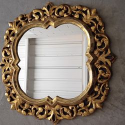 Gold Framed Mirror 