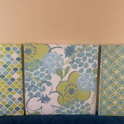 3 Pieces Canvas Wall Art