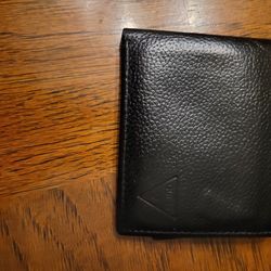 Black Leather Guess wallet